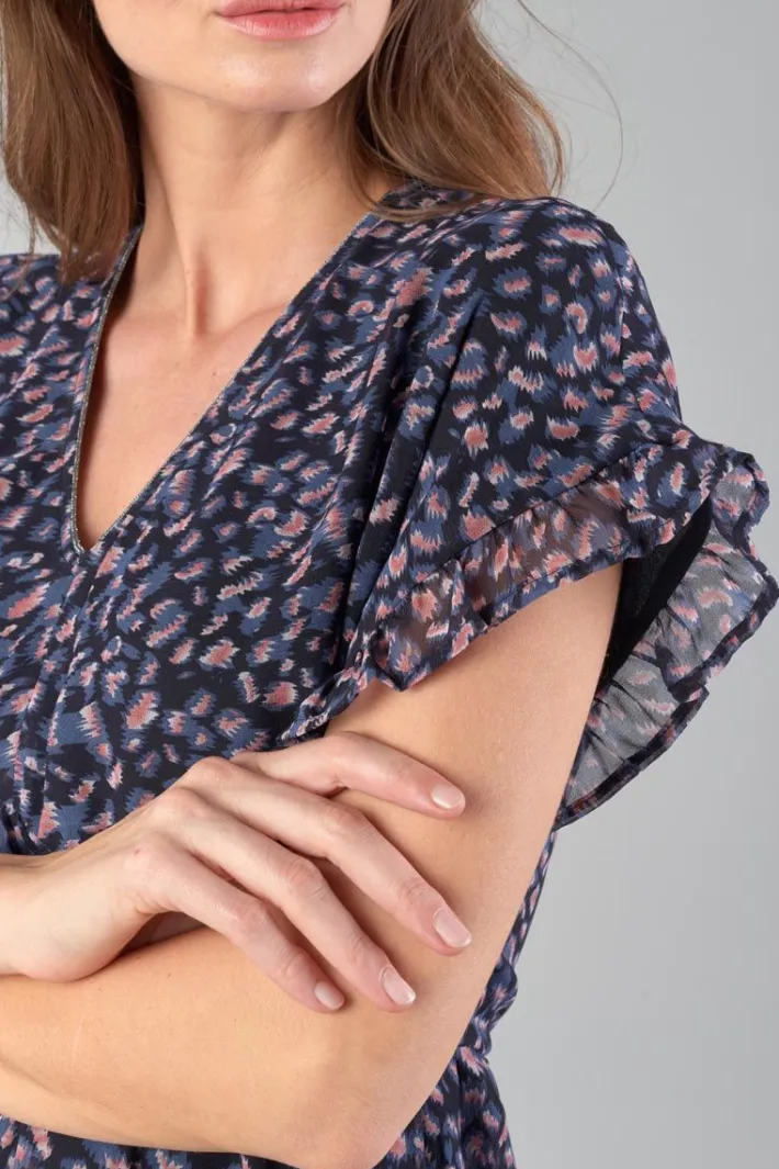 Le Temps des Cerises Robe Paola A Motif Leopard Stone Love Online