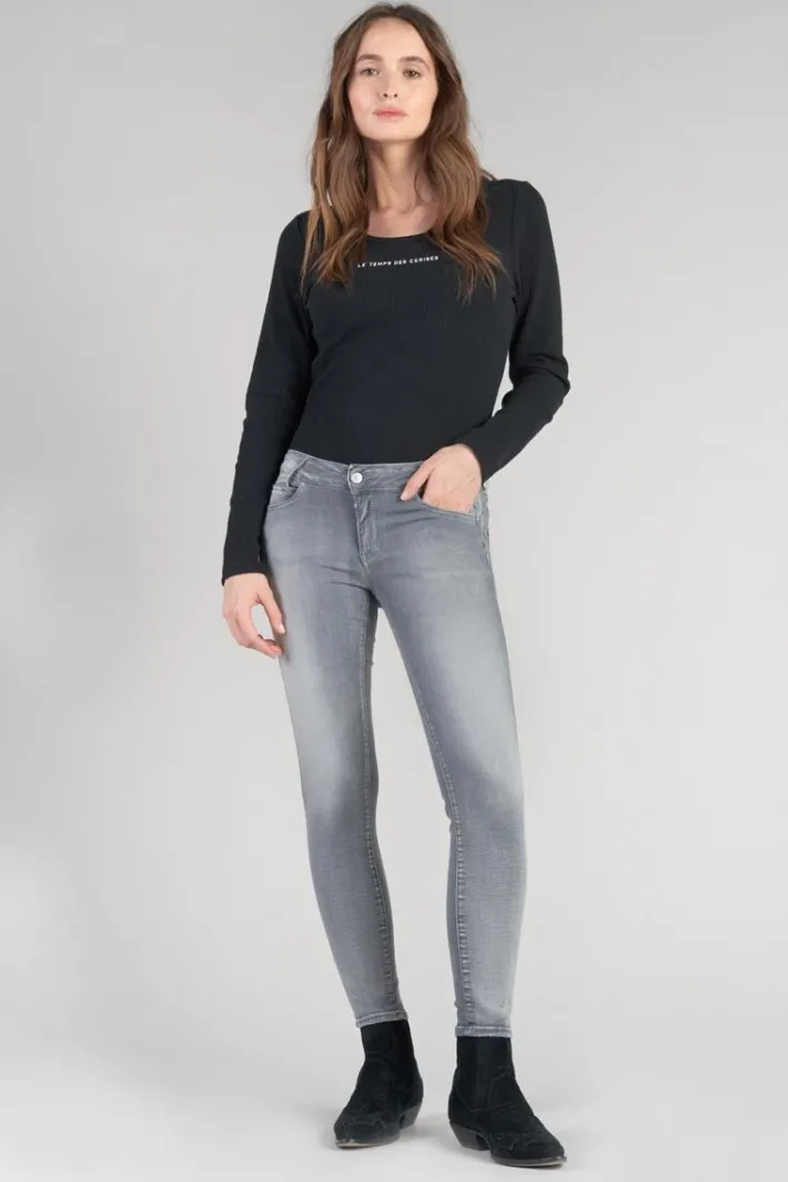 Le Temps des Cerises Roche Pulp Slim Taille Haute 7/8Eme Jeans Gris N°2 Grey Best