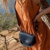 Le Temps des Cerises Sac A Bandouliere Alex Bleu Marine Navy Shop