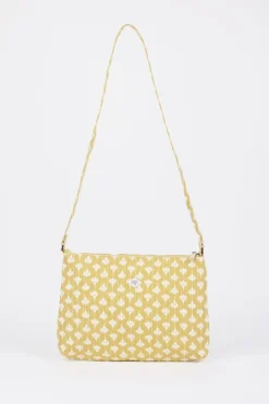 Le Temps des Cerises Sac A Bandouliere Lauri Jaune A Motif Floral Yellow Best