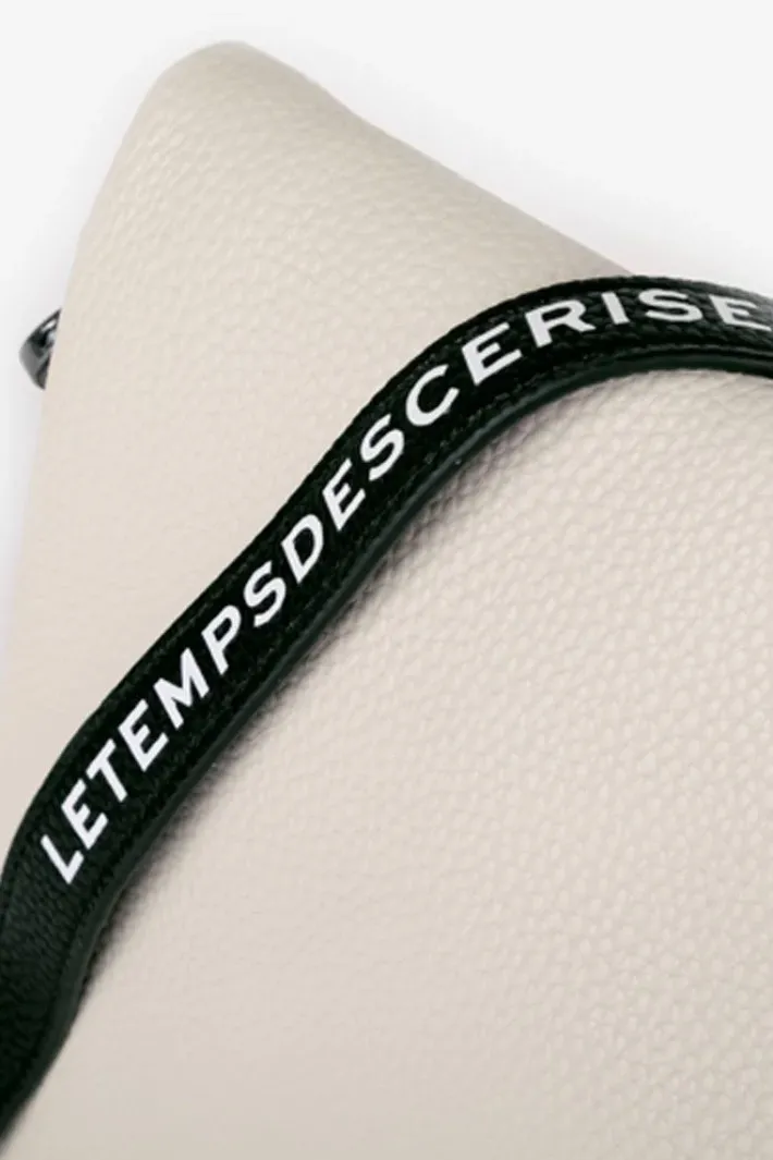 Le Temps des Cerises Sac A Bandouliere Leter Beige Beige / Noir Flash Sale