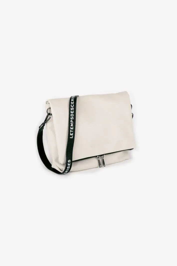 Le Temps des Cerises Sac A Bandouliere Leter Beige Beige / Noir Flash Sale