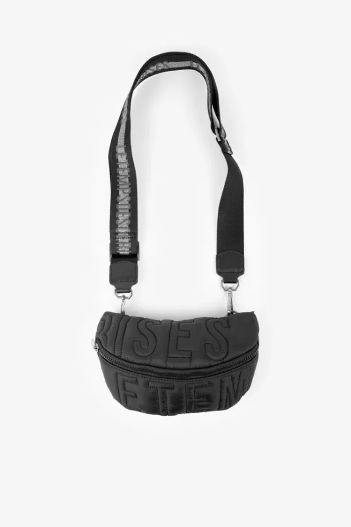 Le Temps des Cerises Sac Banane Matelasse Frankie Noir Black Cheap