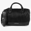 Le Temps des Cerises Sac Bowling Isaia Noir Plisse Black Clearance