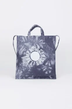 Le Temps des Cerises Sac De Shopping Lina Tie And Dye Bleu Gris Grey Best Sale