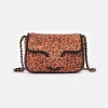 Le Temps des Cerises Sac Klelia En Cuir Suede Leopard Best