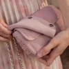 Le Temps des Cerises Sac Klelia En Cuir Suede Rose Poudre Powdery Pink Flash Sale
