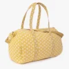 Le Temps des Cerises Sac Week-End Lisia Jaune A Motif Fleuri Yellow Shop