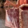 Le Temps des Cerises Shopping Bag Lina Tie And Dye Rose Pink Clearance