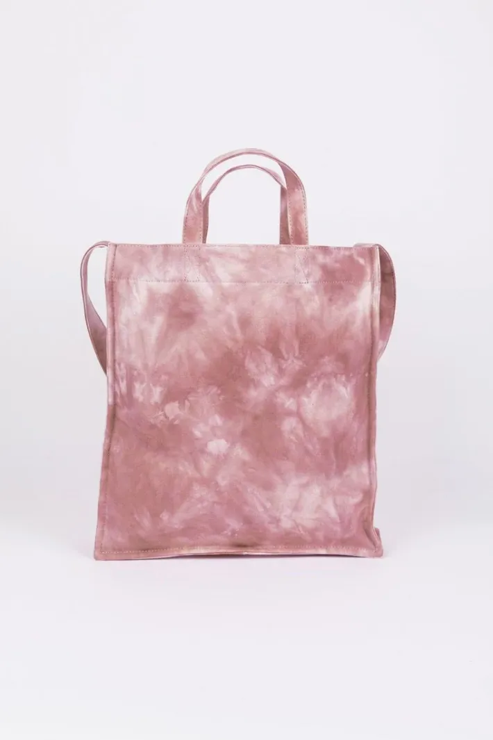 Le Temps des Cerises Shopping Bag Lina Tie And Dye Rose Pink Clearance