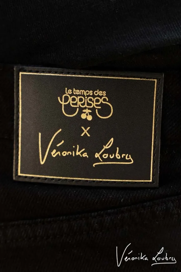 Le Temps des Cerises Short Court Veronika En Jeans Noir Destroy By Veronika Loubry Black New