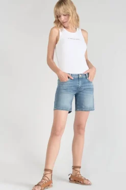 Le Temps des Cerises Short Janka En Jeans Bleu Delave Blue Sale