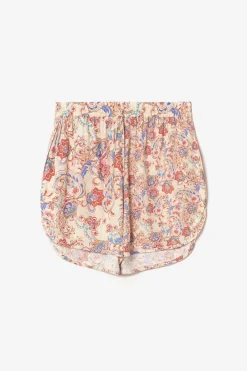 Le Temps des Cerises Short Ligann A Motif Cachemire Pomelo Best