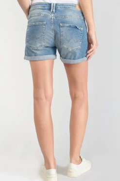 Le Temps des Cerises Short Madrague En Jeans Bleu Blue Flash Sale