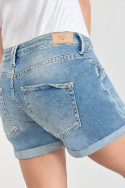 Le Temps des Cerises Short Madrague En Jeans Bleu Blue Flash Sale