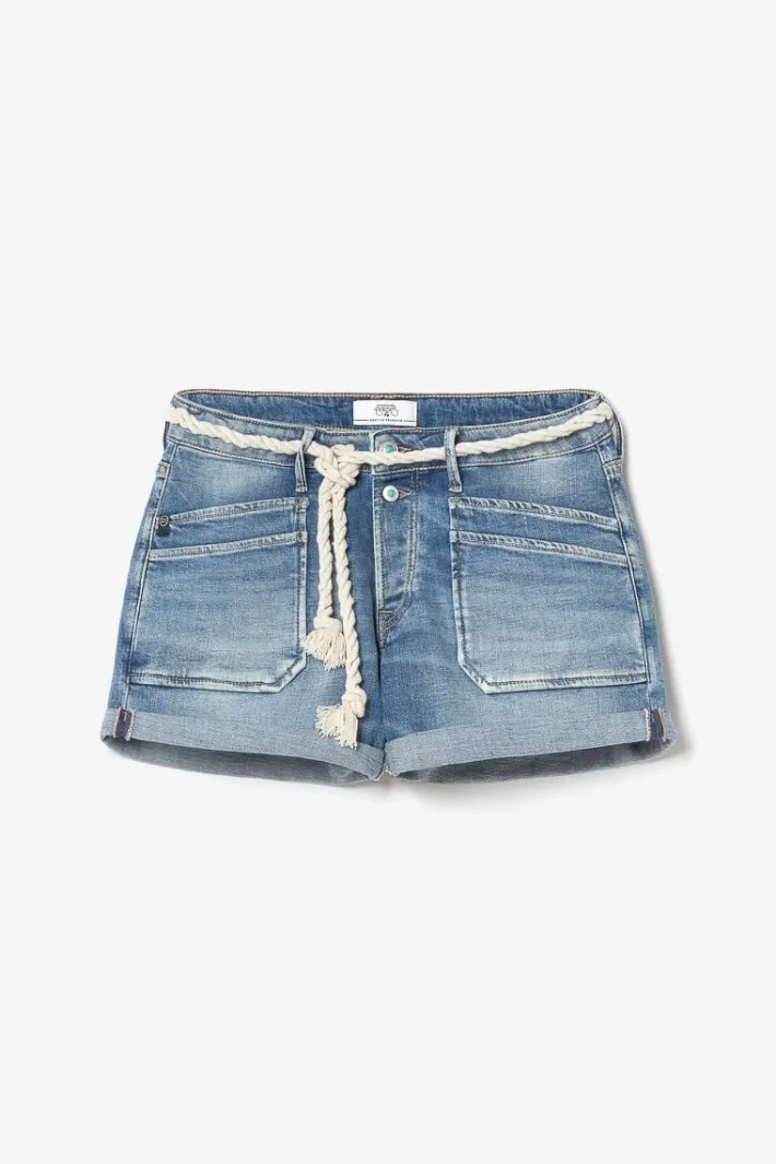Le Temps des Cerises Short Madrague En Jeans Bleu Blue Flash Sale