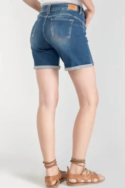 Le Temps des Cerises Short Paola En Jeans Bleu Blue Cheap