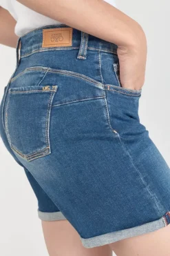 Le Temps des Cerises Short Paola En Jeans Bleu Blue Cheap