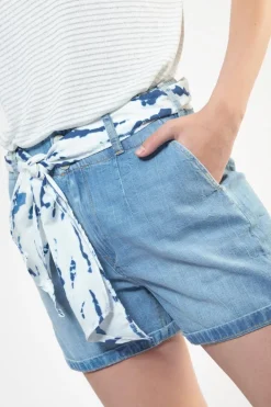Le Temps des Cerises Short Sydney En Jeans Bleu Blue Best Sale
