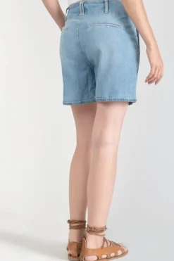 Le Temps des Cerises Short Sydney En Jeans Bleu Clair Blue Fashion