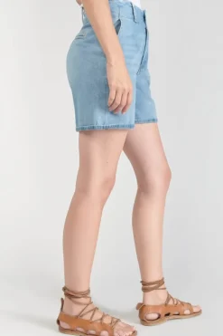 Le Temps des Cerises Short Sydney En Jeans Bleu Clair Blue Fashion