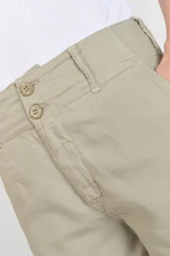 Le Temps des Cerises Short Sydney2 Kaki Clair Sea Spray Clearance