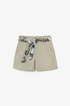 Le Temps des Cerises Short Sydney2 Kaki Clair Sea Spray Clearance