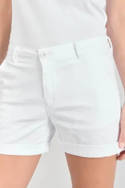 Le Temps des Cerises Short Veli2 Blanc White Flash Sale