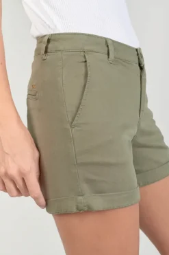 Le Temps des Cerises Short Veli2 Kaki Lizard Cheap