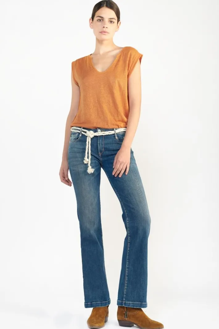 Le Temps des Cerises Skive Flare Jeans Bleu N°2 Blue Clearance