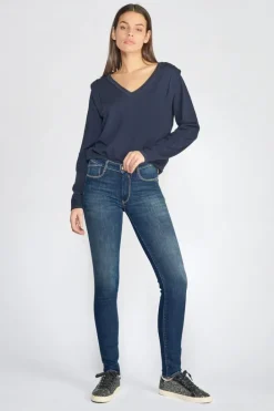 Le Temps des Cerises Soma Pulp Slim Taille Haute Jeans Bleu N°2 Blue Shop