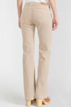 Le Temps des Cerises Sormiou Flare Jeans Beige Sable Desert Cheap