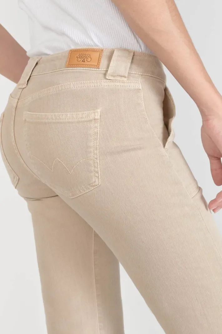 Le Temps des Cerises Sormiou Flare Jeans Beige Sable Desert Cheap