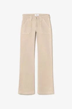 Le Temps des Cerises Sormiou Flare Jeans Beige Sable Desert Cheap