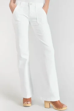 Le Temps des Cerises Sormiou Flare Jeans Blanc White Shop