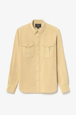 Le Temps des Cerises Surchemise Carel Beige Sable Sahara Online