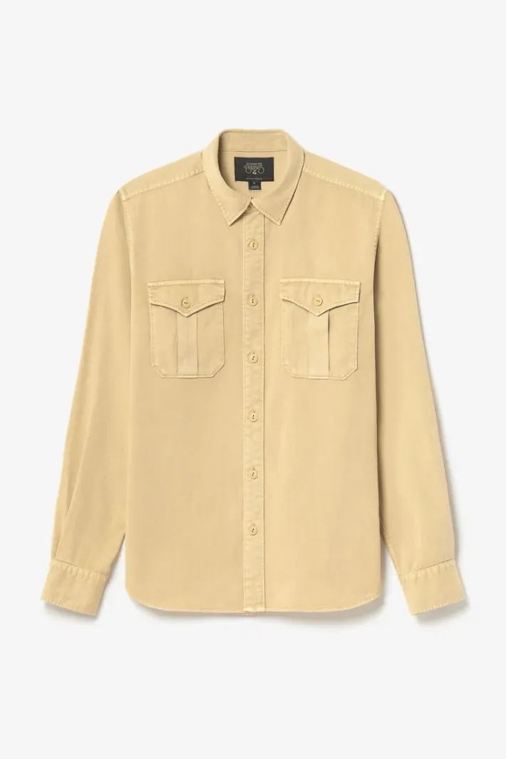 Le Temps des Cerises Surchemise Carel Beige Sable Sahara Online