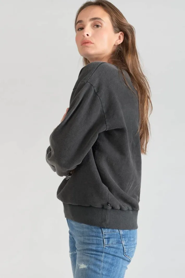 Le Temps des Cerises Sweat Nyke Gris Delave Black Discount