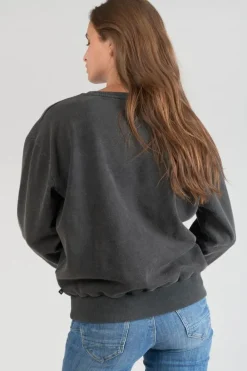 Le Temps des Cerises Sweat Nyke Gris Delave Black Discount