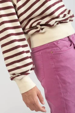 Le Temps des Cerises Sweatshirt Koa Mariniere Prune Ice Cream Outlet