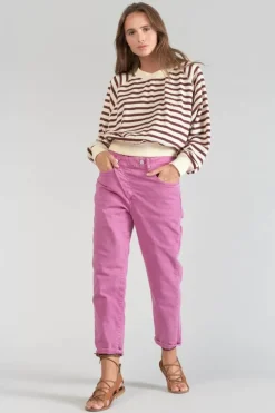 Le Temps des Cerises Sweatshirt Koa Mariniere Prune Ice Cream Outlet
