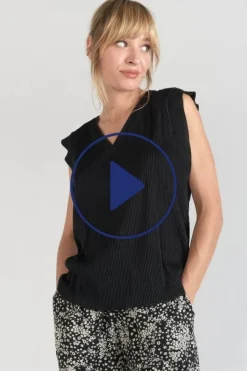 Le Temps des Cerises Top Arket Noir Black Hot