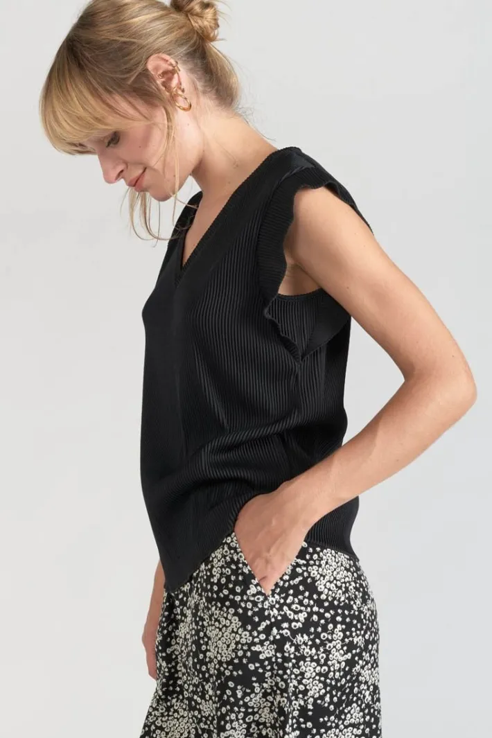 Le Temps des Cerises Top Arket Noir Black Hot