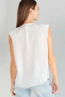 Le Temps des Cerises Top Missou En Jacquard Creme Ice Cream Sale