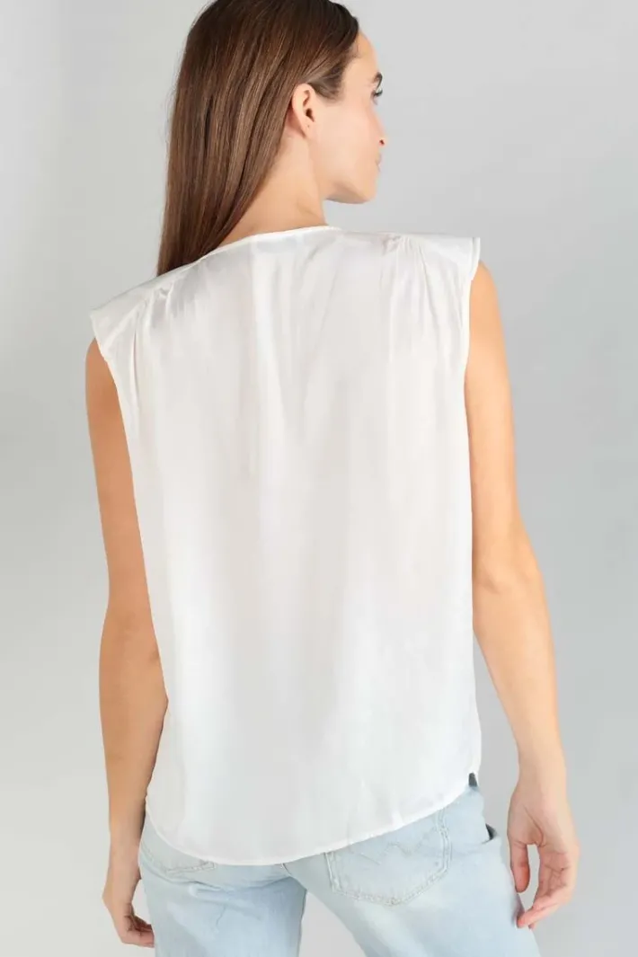 Le Temps des Cerises Top Missou En Jacquard Creme Ice Cream Sale