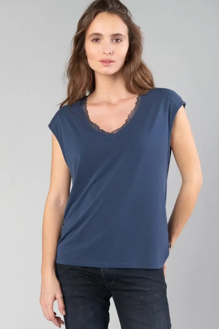 Le Temps des Cerises Top Nate Bleu Nuit Midnight Store