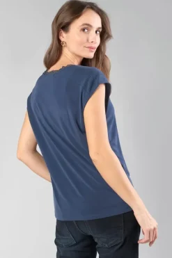 Le Temps des Cerises Top Nate Bleu Nuit Midnight Store