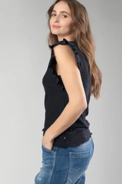 Le Temps des Cerises Top Nea Bleu Nuit Irise Midnight Hot