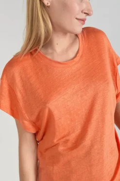 Le Temps des Cerises Top Overs Orange Corail Coral Rose Outlet