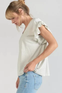 Le Temps des Cerises Top Ryls Blanc Irise White Best